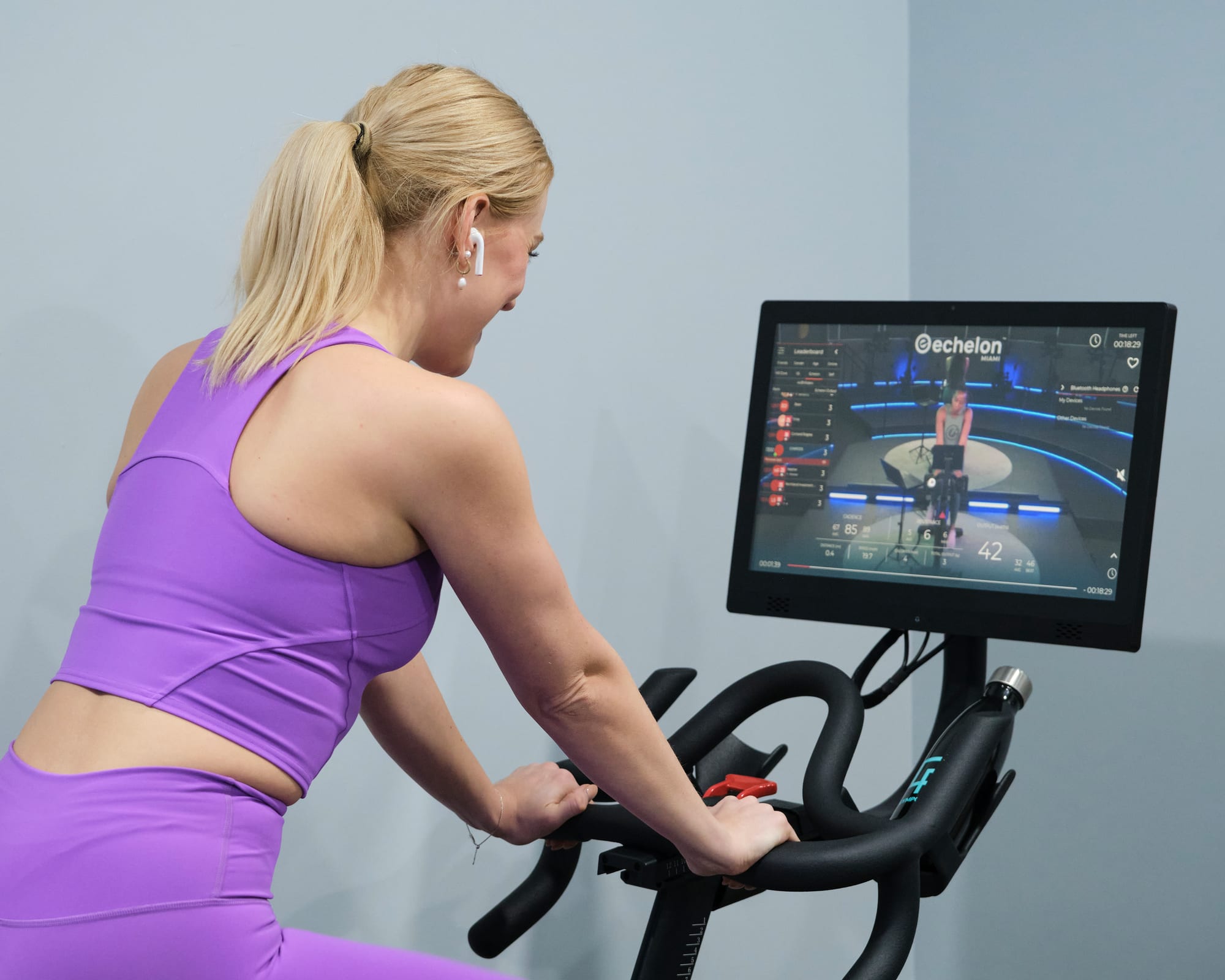 Cardio POD at GYMPODS Dalston with Peloton Bike+