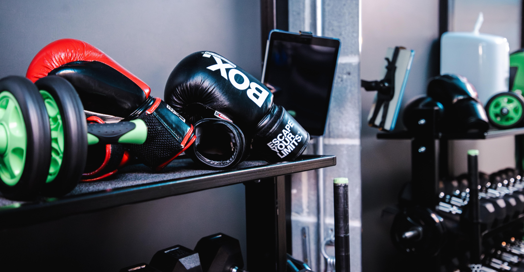 Inside a GYMPODS private gym POD